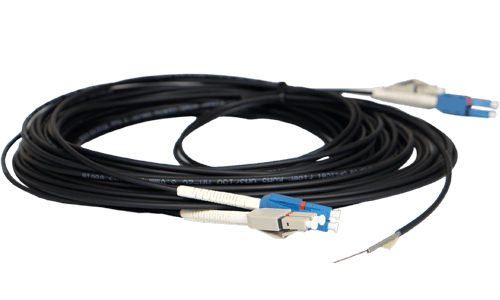 2 Core Armoured Fibre Optic Patch Lead