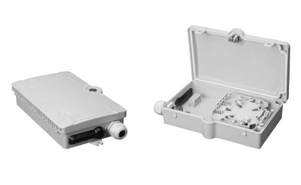 IP65 Medium 4 Port SC SPX Hinged Fibre Box